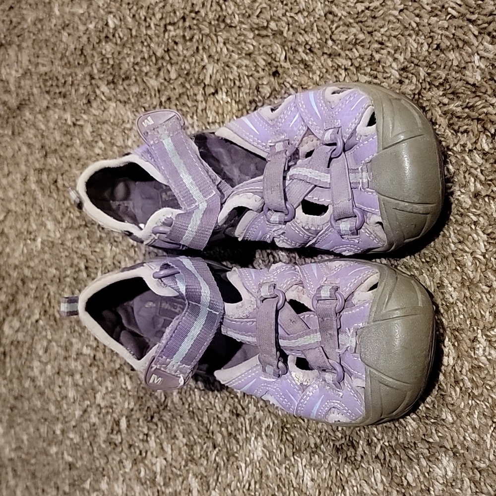 Merrell Select Grip Hydro Waterproof Sandals Size 13 Purple Blue